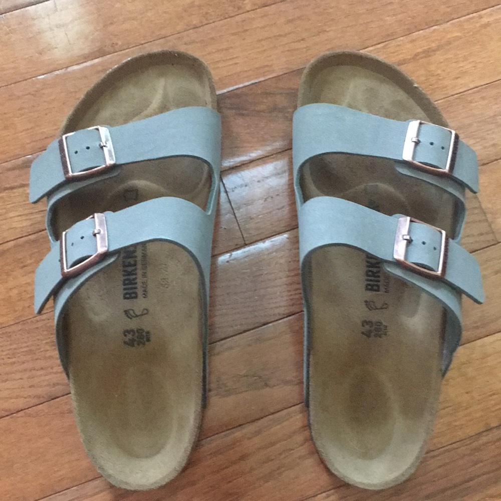 Birkenstocks size 43 Color: Cobalt Grey/Brown